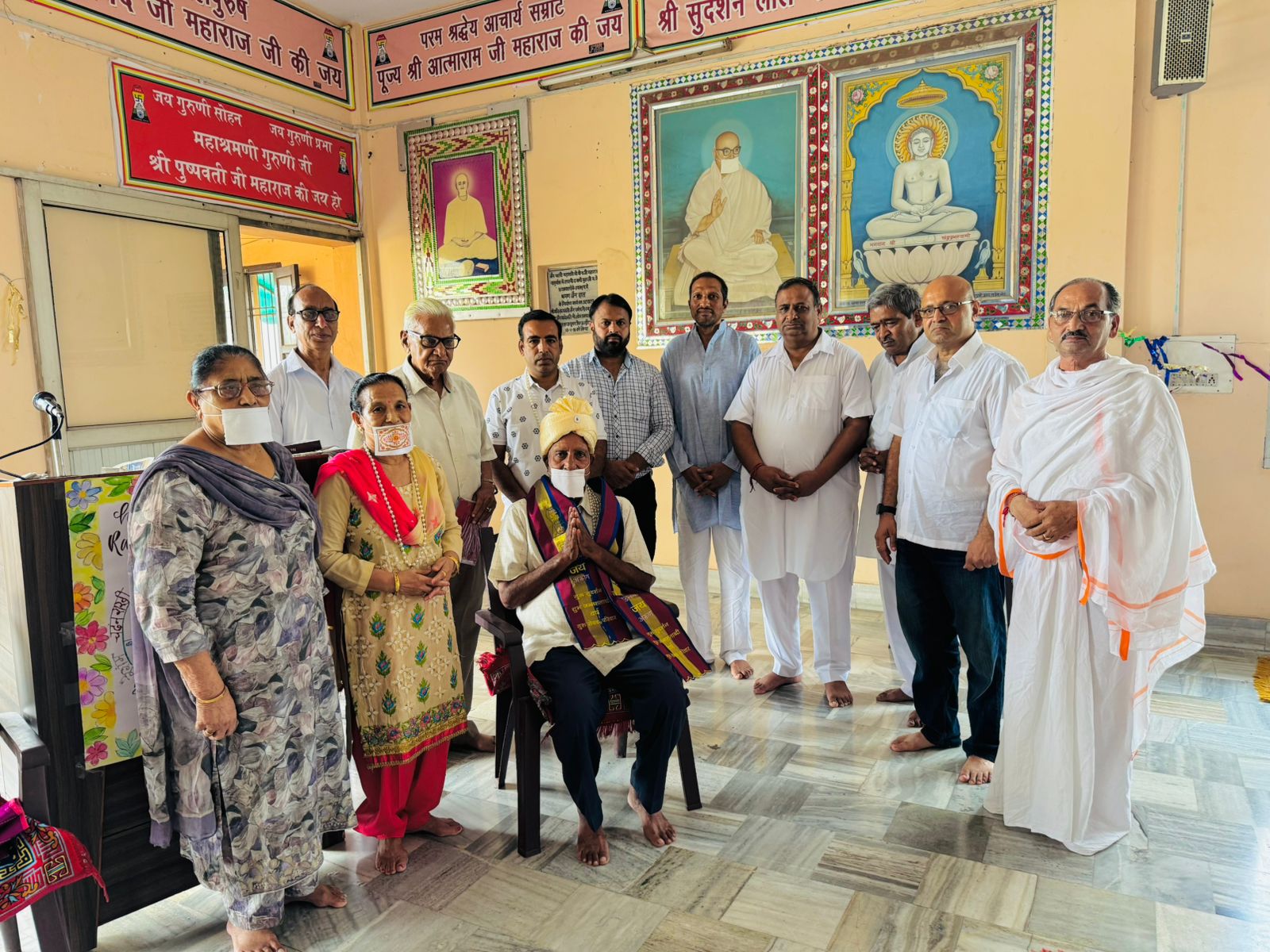 Padma Jain performed penance for 31 consecutive days by eating only once a day.